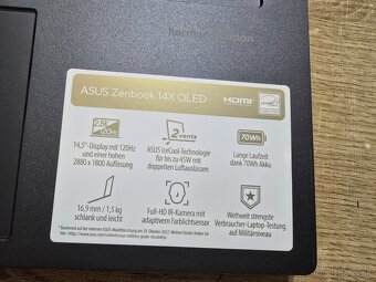ASUS Zenbook 14X OLED s i9 procesorom 13 generacie 16gb ram - 7