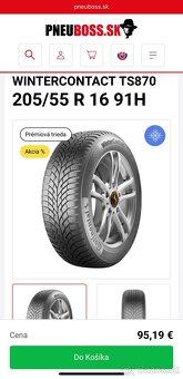 ❄️Zimné pneu 205/55 r16 Continental - 7