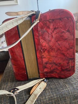 Heligonka Hohner Club lllM Deluxe CF 3hlas + Remene + Kufor - 7