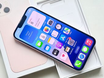 iPhone 13 Pink BATERIE 100% TOP - 7