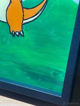 obraz Charmander, sklo - 7