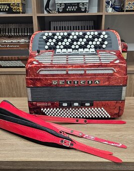chromaticky akordeon delicia sonorex B- system - 7