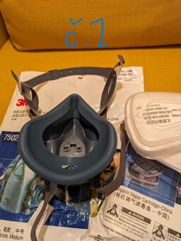 3M RESPIRATOR POLOMASKA , CELOTVAROVA MASKA - 7
