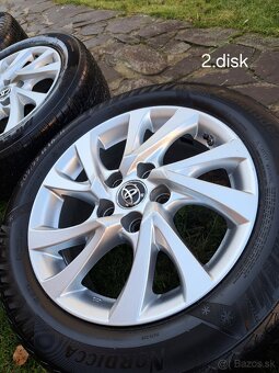 Predám disky Toyota R16 – 5x114,3 + TPMS - 7