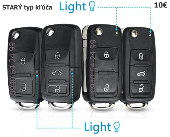 Obal kľúča SEAT VW ŠKODA - 7