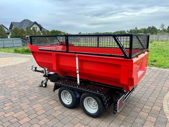 Sklápěcí přívěsný vozík do 750 kg – za auto i čtyřkolku malo - 7