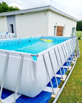 Bazén Bestway 7,3m x3,7m x1,32m ,plus vysávač - 7