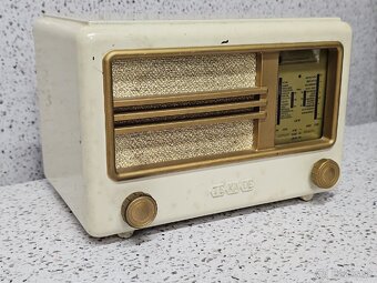 TE-KA-DE Z483 》Starožitné elektronkové radio 》bakelit Tekade - 7