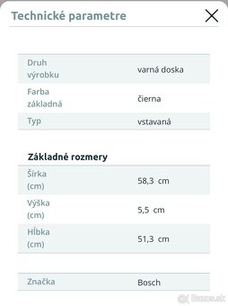 Nová BOSH indukcna varna doska - 7