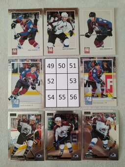Hokejové kartičky Colorado mix 2 - 7