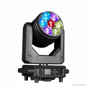 Otočné hlavy beeye Wash 7x40w 2ks Zánovné Pan 540 Tilt 270 - 7