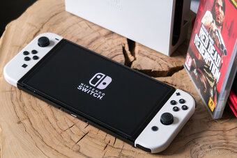 Nintendo Switch OLED + hra - 7