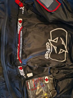 Kožená moto bunda oxford XL - 7