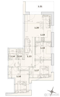 ZNÍŽENÁ CENA - PREDAJ: 4i apartmán 78,64m2 pod lyž.vlekom Či - 7