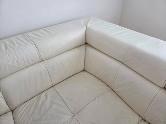 Biela kozena sedacia suprava roztahovacia - 7