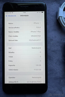 Apple iPhone 7 Plus 128 GB Black / 93% batéria - 7