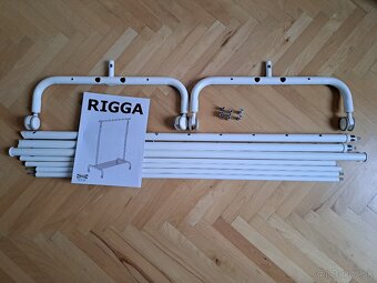 RIGGA Vešiak na šaty IKEA, biely - 7