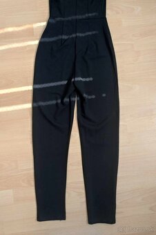 Dámsky nový čierny sexy dlhý overal (Mohito) - 7