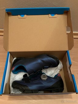Cyklistické tretry Shimano XC5 ako nové. - 7