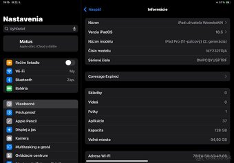 iPad Pro 11" 128GB 2020 2. gen + Apple Pencil 2. gen - 7