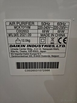 Čistička vzduchu Daikin "MCK70YVM" - 7