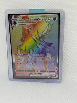 Originál Pokémon – Calyrex VMAX 204/198, MP stav - 7