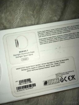 apple watch series 7 starlight 41mm GPS+ velke príslušenstvo - 7