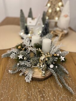 🎄 Ručne vyrábaná vianočná dekorácia – prírodný štýl 🎄 - 7