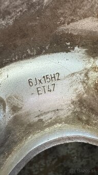 Plechové disky 5 x 112 6J x R15 et47 - 7