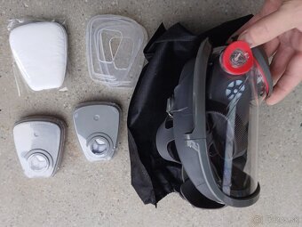 Celotvárová maska 3M + filtre - 7