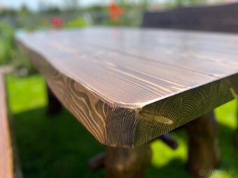 Záhradné sedenie z masívu - 7