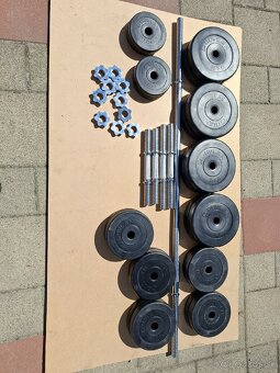 Multifunkčná posilňovacia lavica Xylo so závažiami - 7