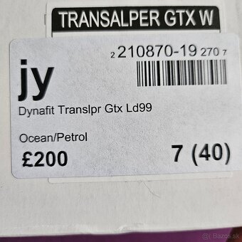 Dynafit transalper GTX W, tenisky EU 40 1/2 - 7