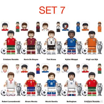 Figúrky futbal 2 (8 a 10ks) typ lego - nové - 7