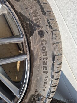Sada 22" Mercedes disky + zimní pneu Continental WinterCont - 7