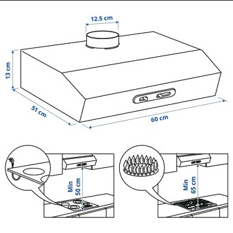Ikea odsávač Lagan s filtrom - 7
