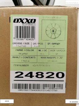 Škoda Octavia, Superb,Yeti,Karoq 7,5x17 ET45 5x112 1245 - 7