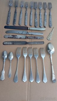 Starožitný príbor... starý - 7