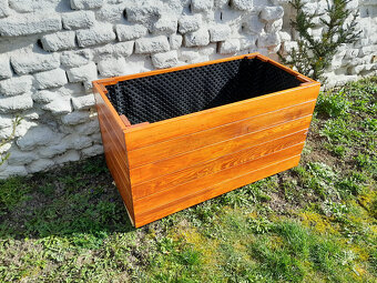 3 x Drevený vyvýšený záhon 100 x 50 x52 cm - 7