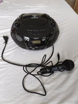 Svietiiace CD rádio Auna s mikrofónom, USB, Bluetooth - 7