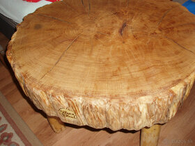 stolík, drevo, masív - 7