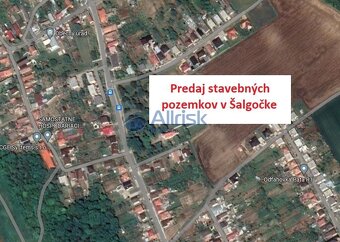 Predpredaj stavebných pozemkov v obci Šalgočka. Pozemok čísl - 7