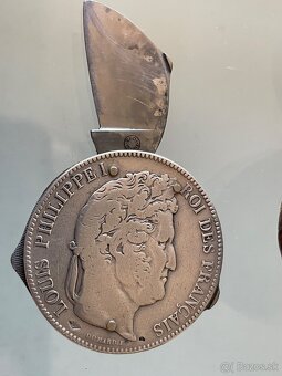 5 FRANCS 1843 ELOI FRANCE nôž - 7