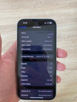 iPhone 15 blue 128gb - 7