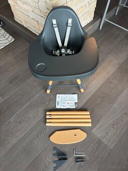 Childhome stolička 2v1 Evolu 2 Natural/Anthracite - 7
