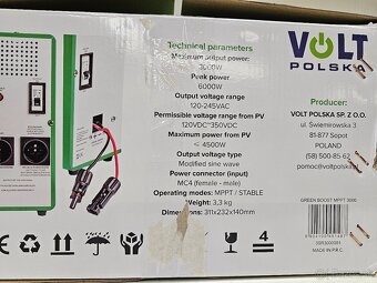 Solárny regulátor volt green boost mppt 3000 - 7