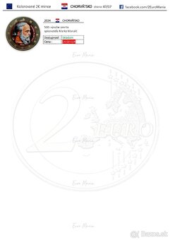 2 euro kolorovane mince - 7