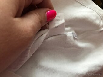 TOMMY HILFIGER originál white pánske tricko XL - 7