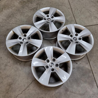 Hliníkové Škoda disky 5x112 R16 6,5J ET41 - 7