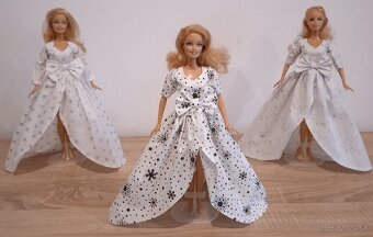 Barbie -vianocne šaty pre Barbie - 7